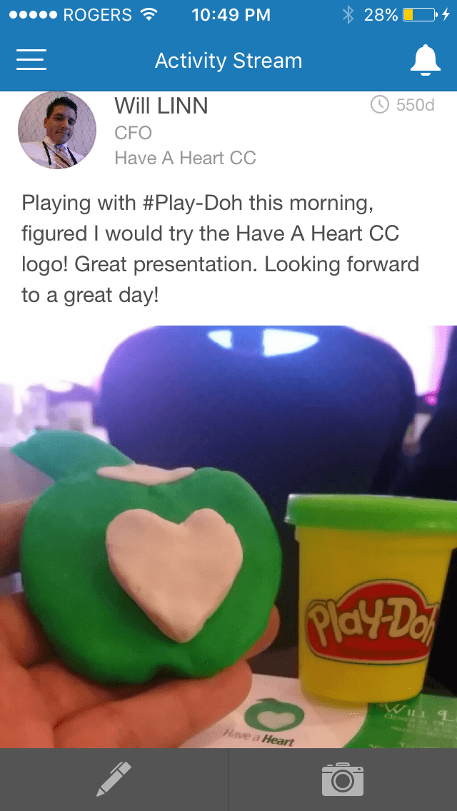 Social engagement/audience exercise