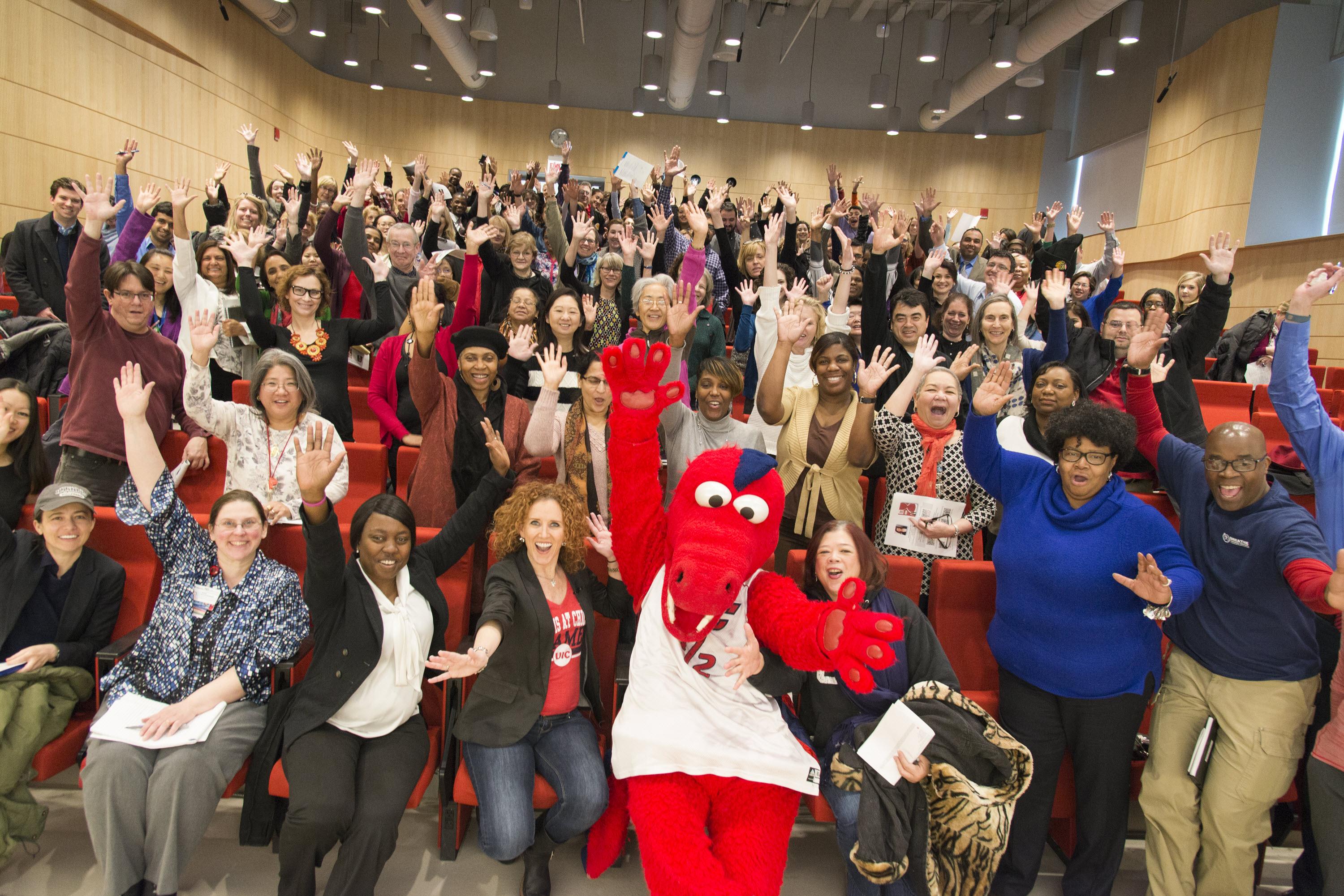 University of Illinois at Chicago Audience photo w/ Vickie