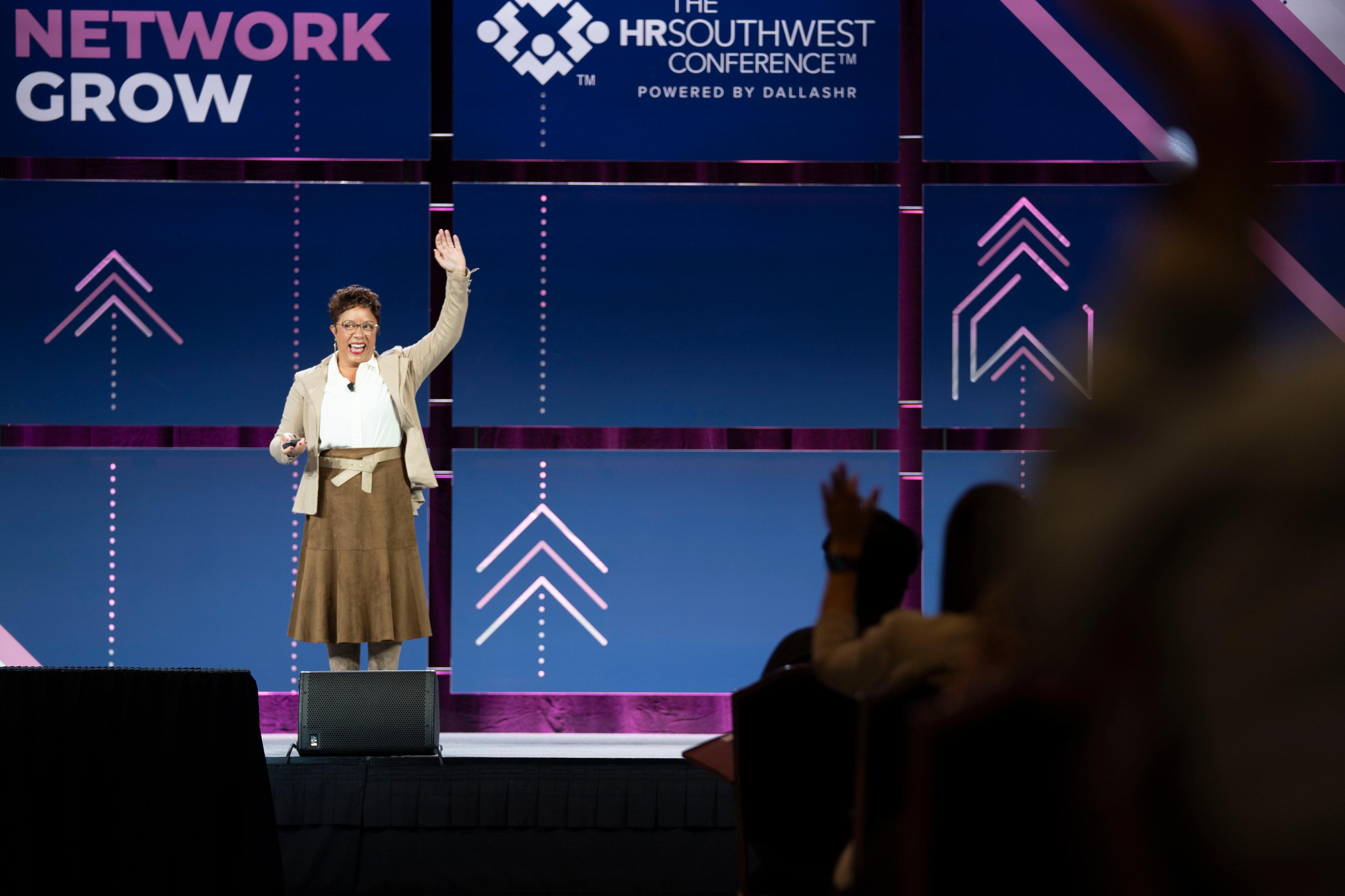 Melissa Majors On Stage at HR Southwest