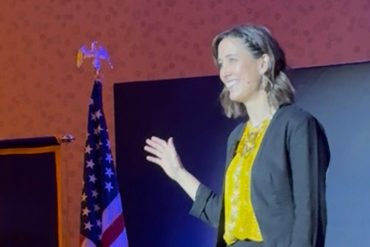 Close-up Stage Action Shot