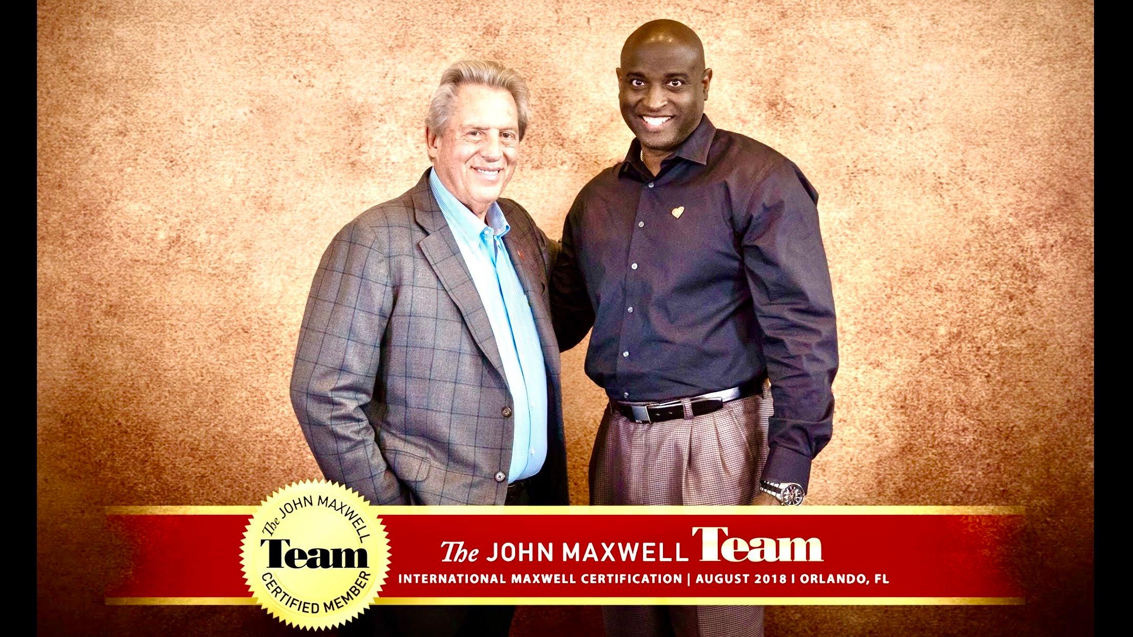 Keith Shaw with John Maxwell